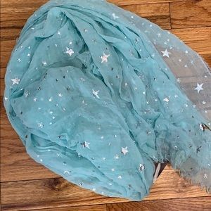 Turquoise Star Scarf